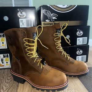 Georgia Steel Toe Work Boots Size 9 M